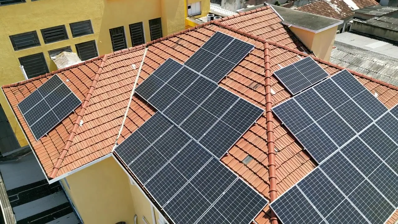 Vídeo aéreo do projeto